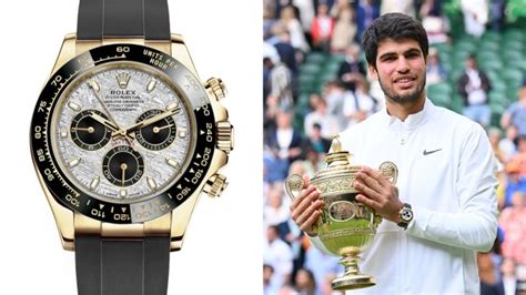 Carlos Alcaraz Wore a Rolex Daytona to Accept His 